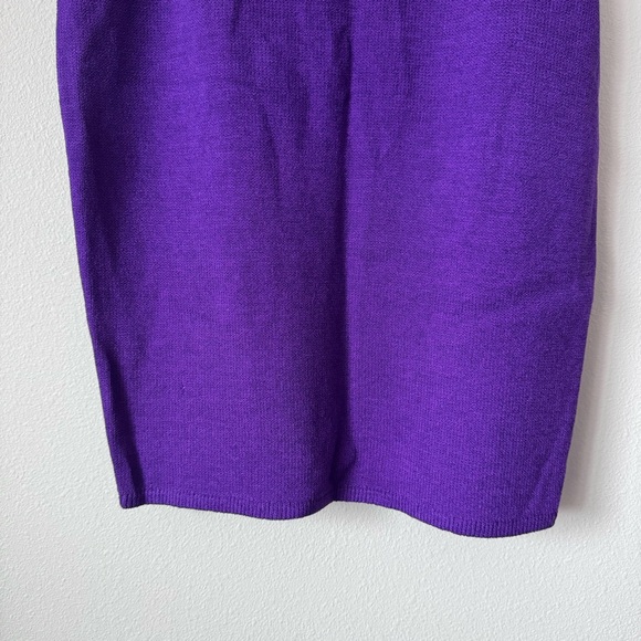 St. John Vibrant Purple Pencil Skirt - Picture 6 of 8
